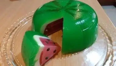 ژله هندوانه ای ۳ بعدی