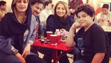 مهراب قاسم خانی و شقایق دهقان در کافه پولشری +عکس