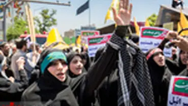 راه پیمایی روز قدس در تهران