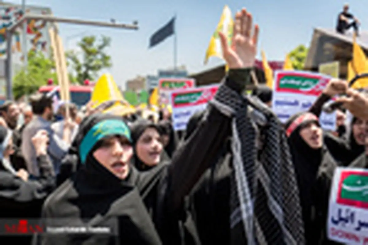 راه پیمایی روز قدس در تهران