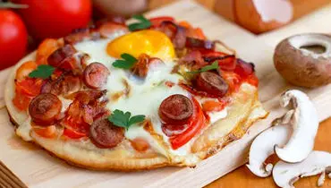 برای صبحانه، پیتزا بپزید!