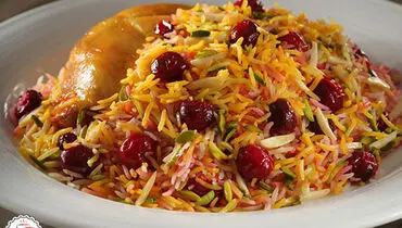غذای فصل؛ آلبالو پلو با مرغ