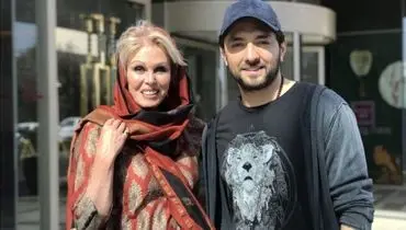 بهرام رادان در کنار بازیگر زنِ انگلیسی +عکس