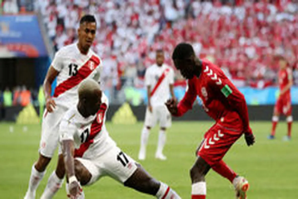 پیروزی دانمارک مقابل پرو