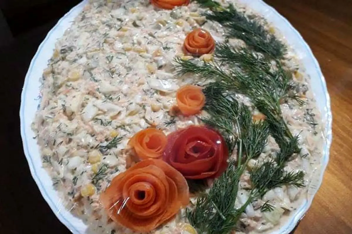 طرز تهیه سالاد شوید و کلم