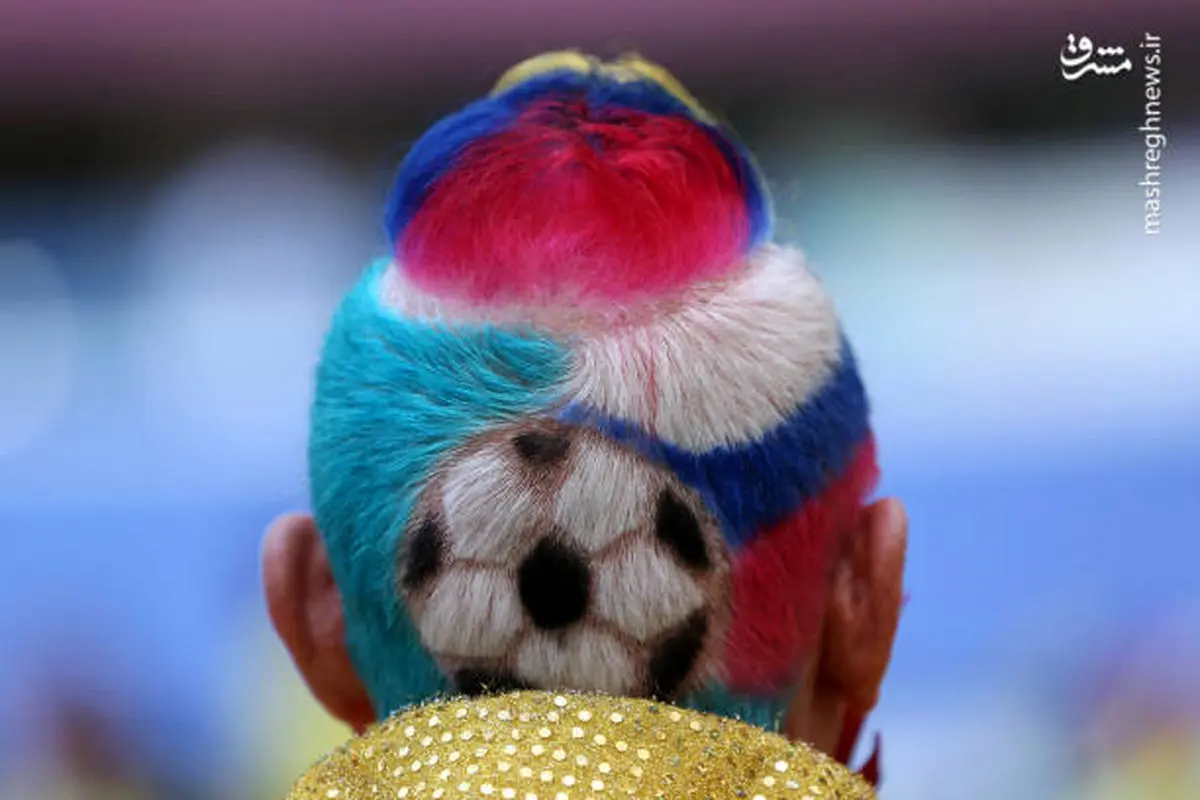 اوج هنر یک آرایشگر در جام جهانی +عکس