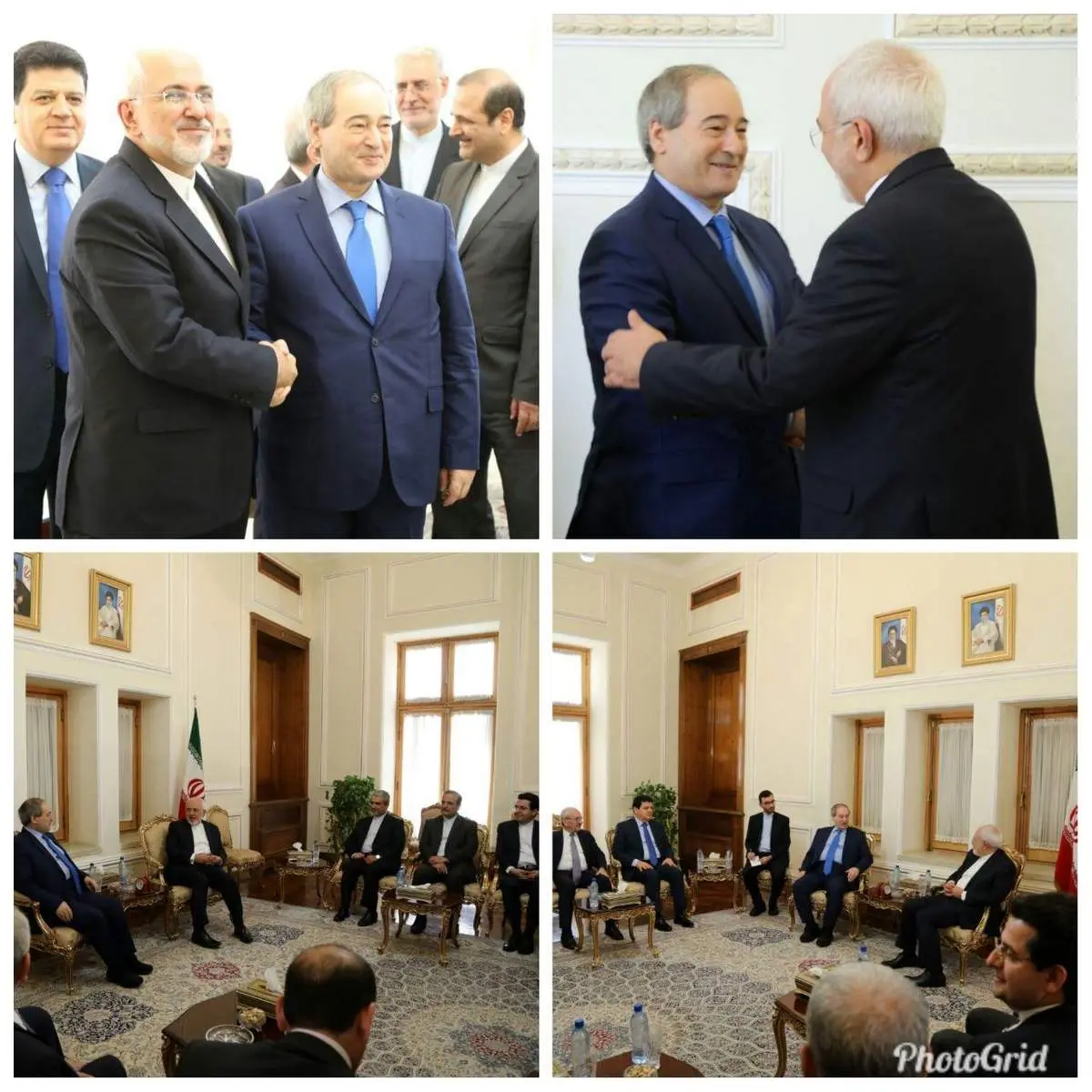 دیدارهای امروز ظریف با مقامهای خارجی