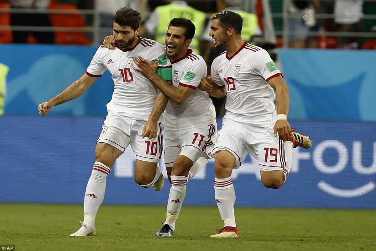 خداحافظی تحسین برانگیز ملی پوشان فوتبال ایران با جام جهانی