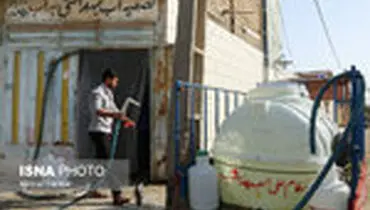 توزیع آب شرب در آبادان و خرمشهر