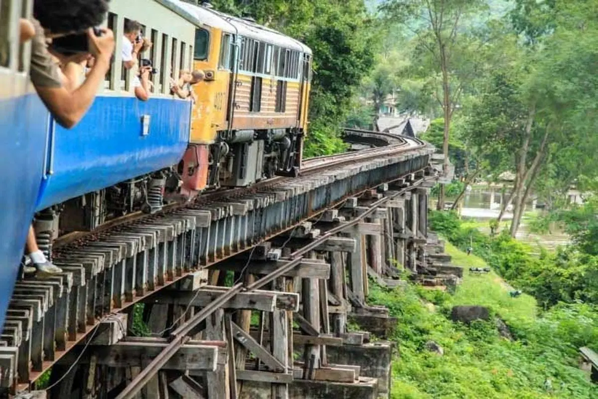 راه‌آهن مرگ در تایلند+عکس