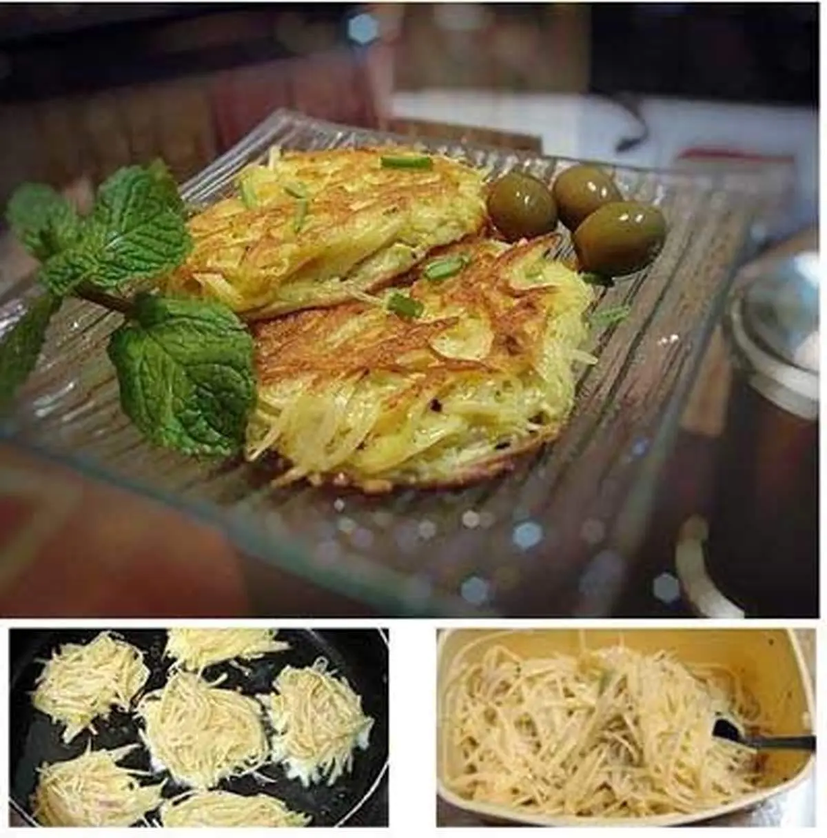 طرز تهیه کوکو رشته ای