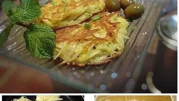 طرز تهیه کوکو رشته ای