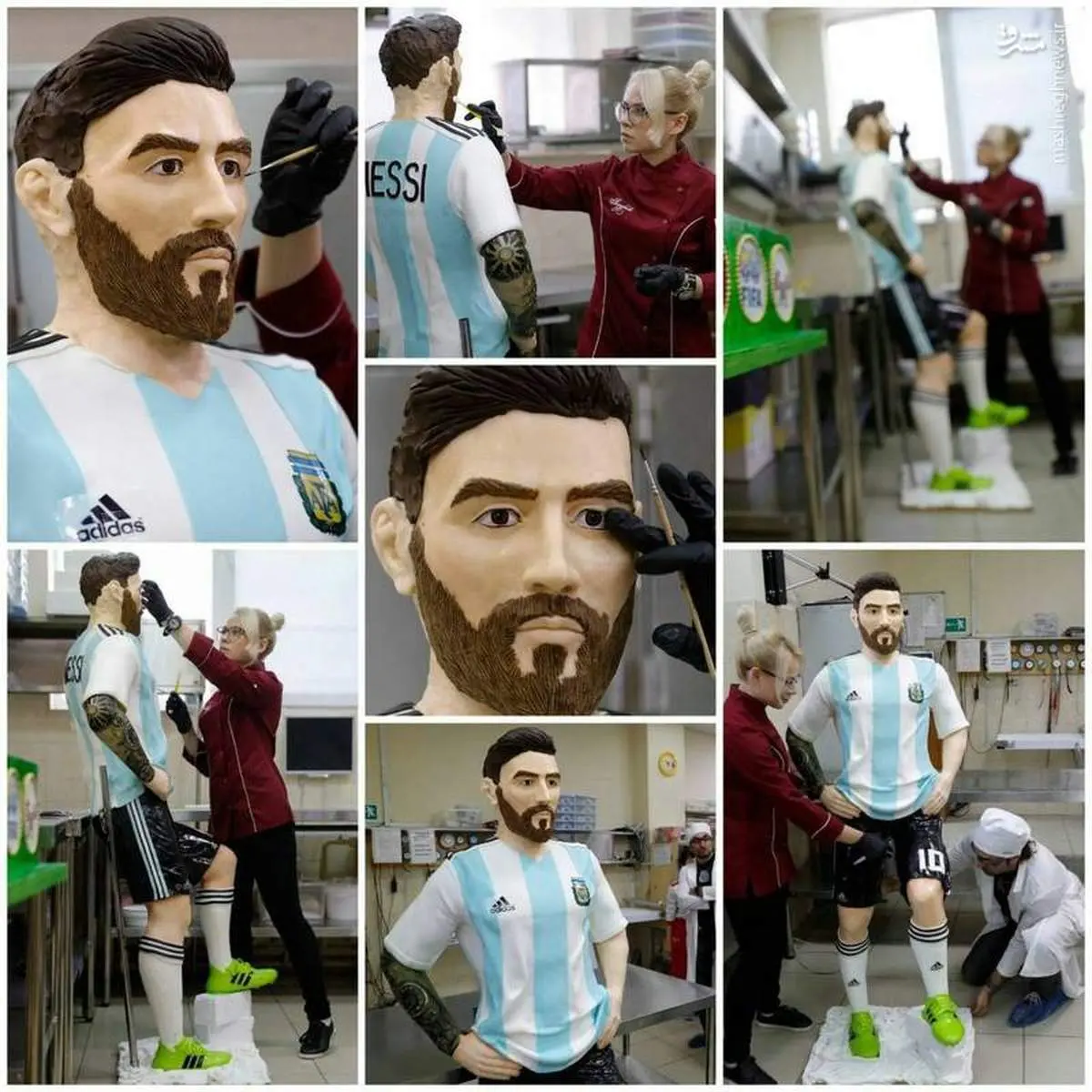 مسی شکلاتی! +عکس