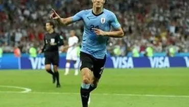 کاوانی بهترین بازیکن دیدار اروگوئه و پرتغال انتخاب شد