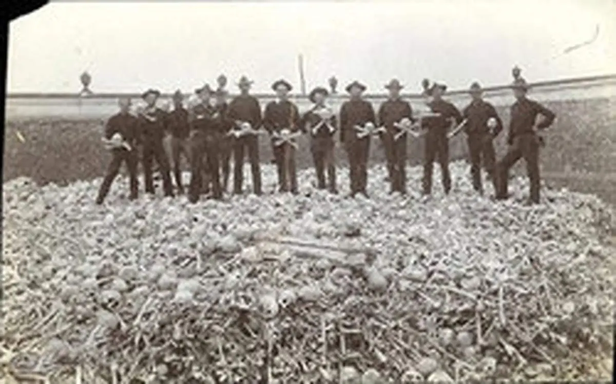 گورستانی با استخوان های دور ریخته شده!