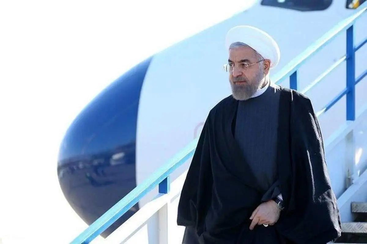 حسن روحانی وارد زوریخ شد
