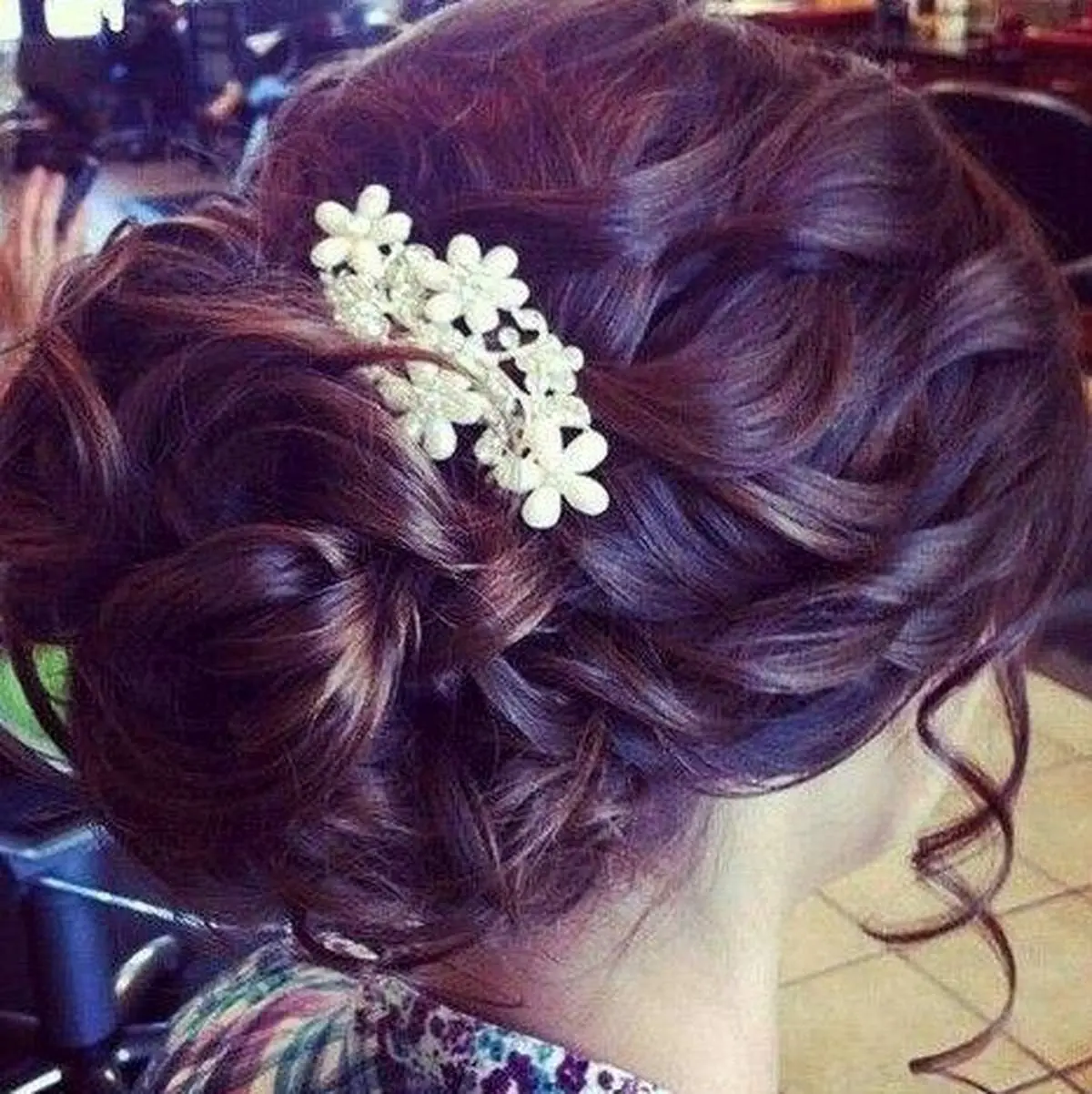 مدل مو فر جمع شده شیک و مجلسی 2018