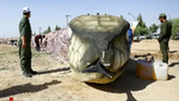 امحای ۴۰ تن مواد مخدر در اصفهان
