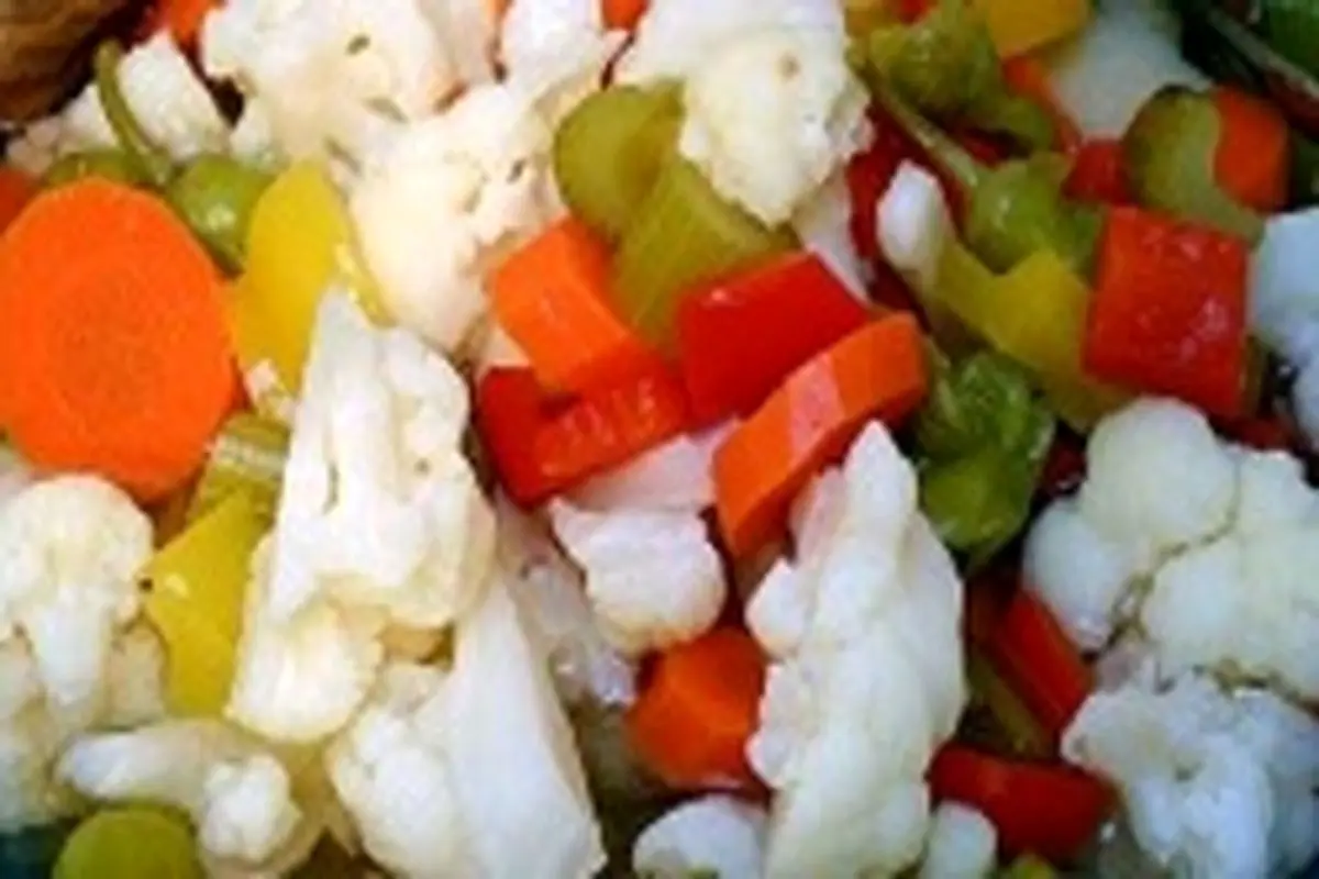 طرز تهیه ترشی مخلوط خانگی