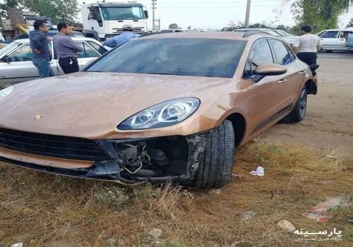 ماشین لوکس سردار آزمون توقیف شد+ عکس