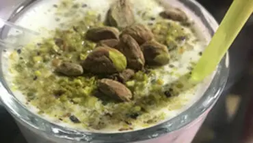 طرز تهیه شیر پسته