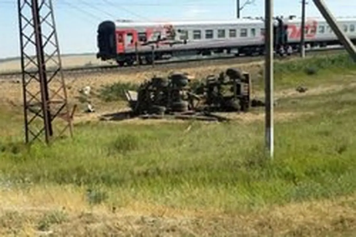 برخورد قطار با یک کامیون در روسیه با ۲ کشته
