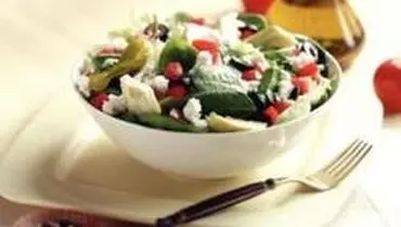 طرز تهیه سالاد یونانی با کدو سبز