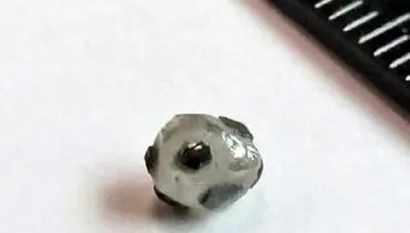 شباهت الماس کشف شده به توپ فوتبال! +عکس