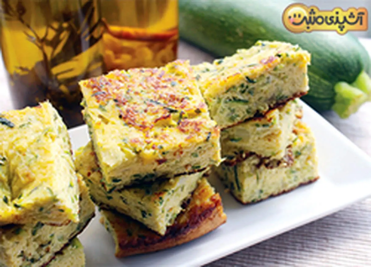 طرز تهیه کوکوی مرغ و قارچ با طعم پيازچه