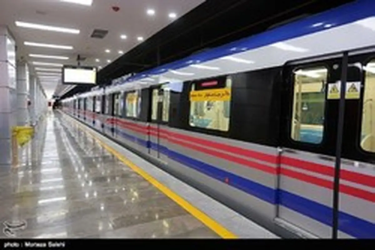حادثه در مترو کرج به تهران