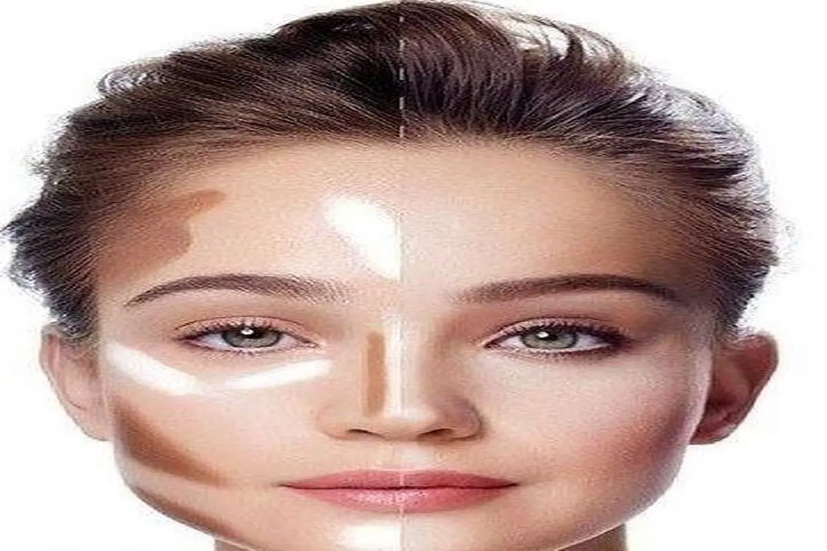 اموزش کامل کانتورینگ صورتهای مربعی
