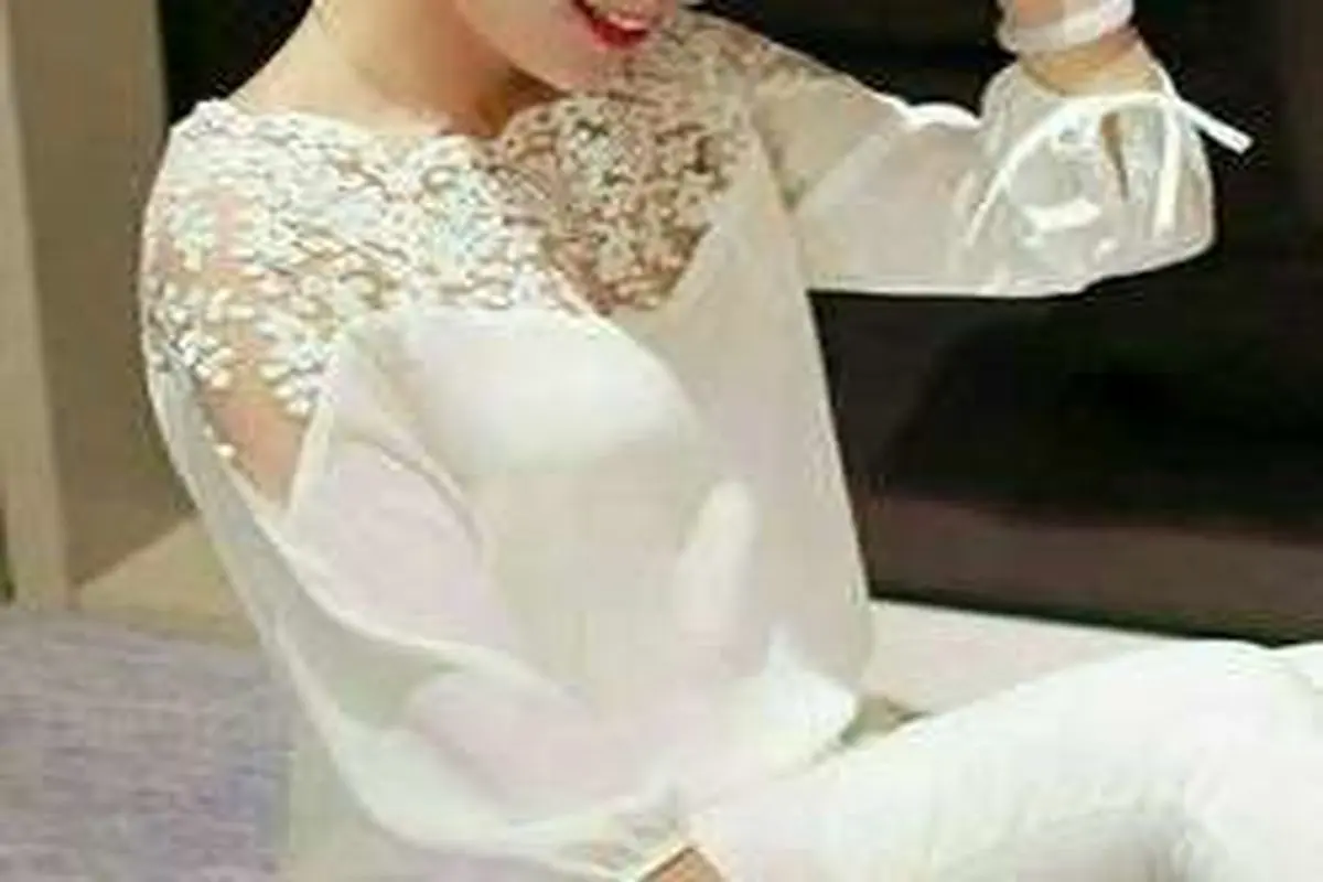مدل شومیز گیپور سفید رنگ