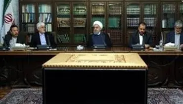 دیدار تعدادی از اعضای فراکسیون امید با روحانی