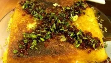 طرز تهیه ته چین لوبیاسبز