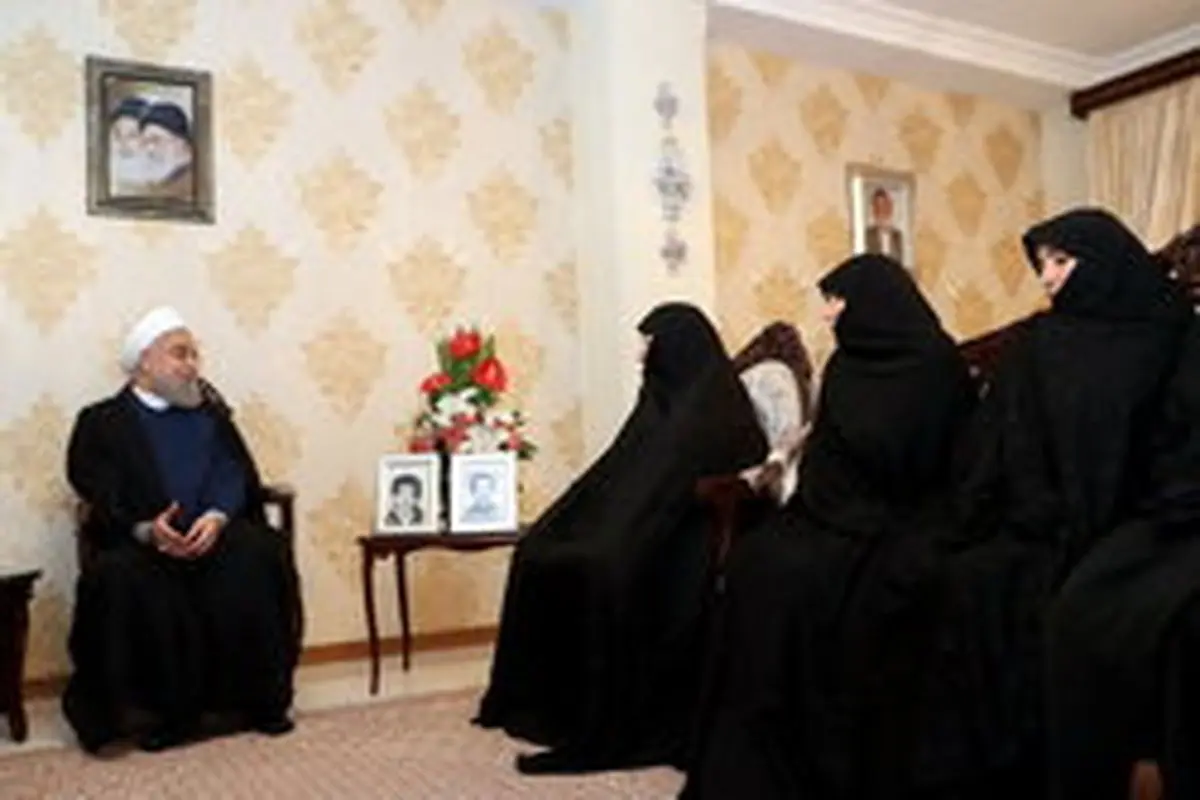 روحانی از صبر اعضای خانواده شهیدان یاسری تجلیل کرد