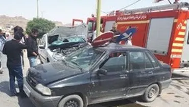 برخورد خودرو با پاکبانان شهر خرم‌آباد حادثه آفرید