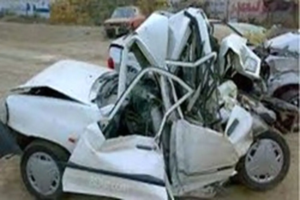 ۴ کشته در تصادف منجر به حریق سواری پراید شد