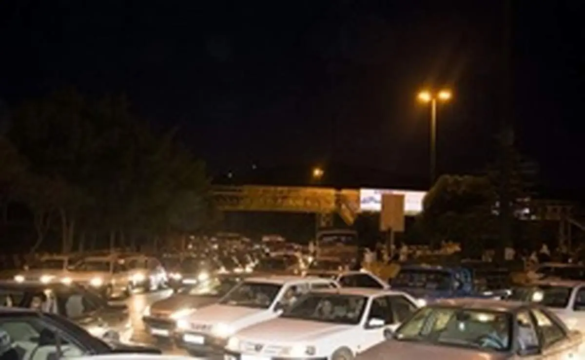 ترافیک سنگین در محور بومهن به تهران