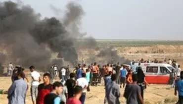 شلیک رژیم صهیونیستی به فلسطینی ها در راهپیمایی