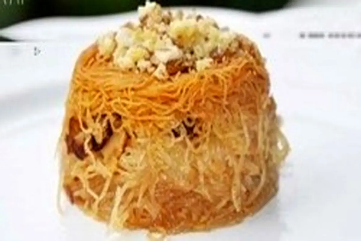 طرز تهیه کادایف در قالب مافین