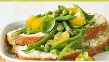 طرز تهیه﻿ سالاد نان و دانه های سویا