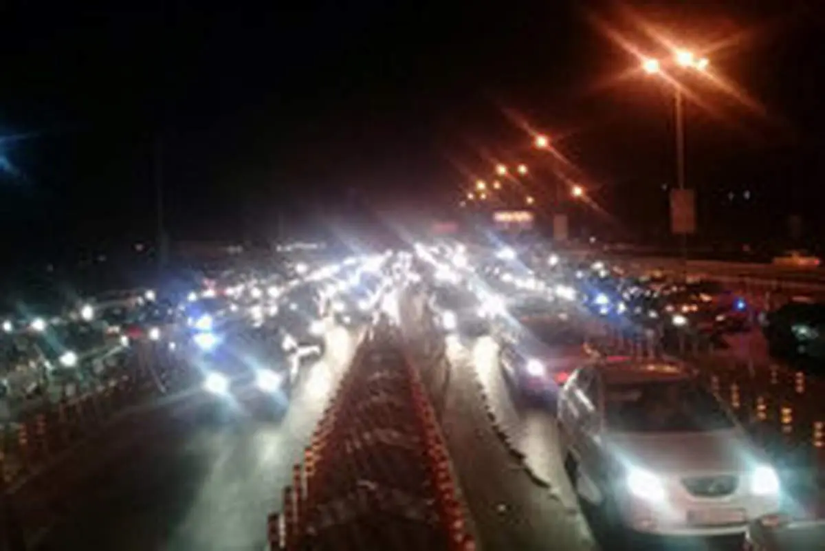 ترافیک در محور هراز پرحجم است