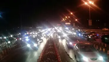 ترافیک در محور هراز پرحجم است