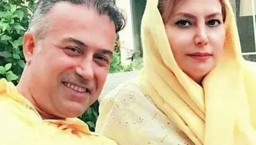 دانیال حکیمی و همسرش