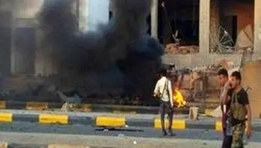 انفجار یک خودروی بمب گذاری شده در یمن