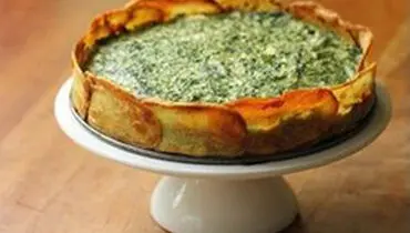 طرز تهیه تارت اسفناج پنیری و سیب زمینی