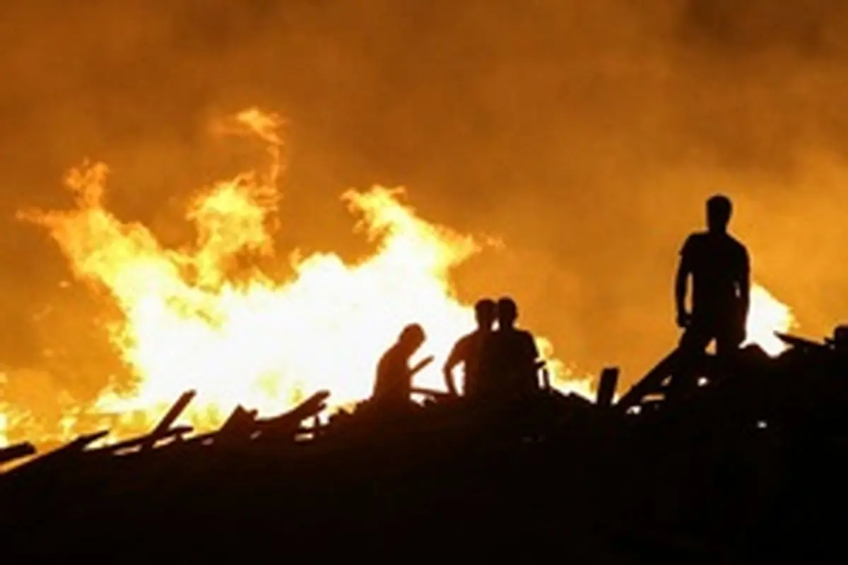 آتش‌سوزی در شرکت شیر پگاه خوزستان مهار شد