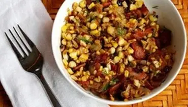 آشنایی با روش تهیه سالاد ژامبون و ذرت
