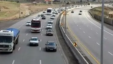 ترافیک نیمه سنگین در برخی مقاطع محور هراز