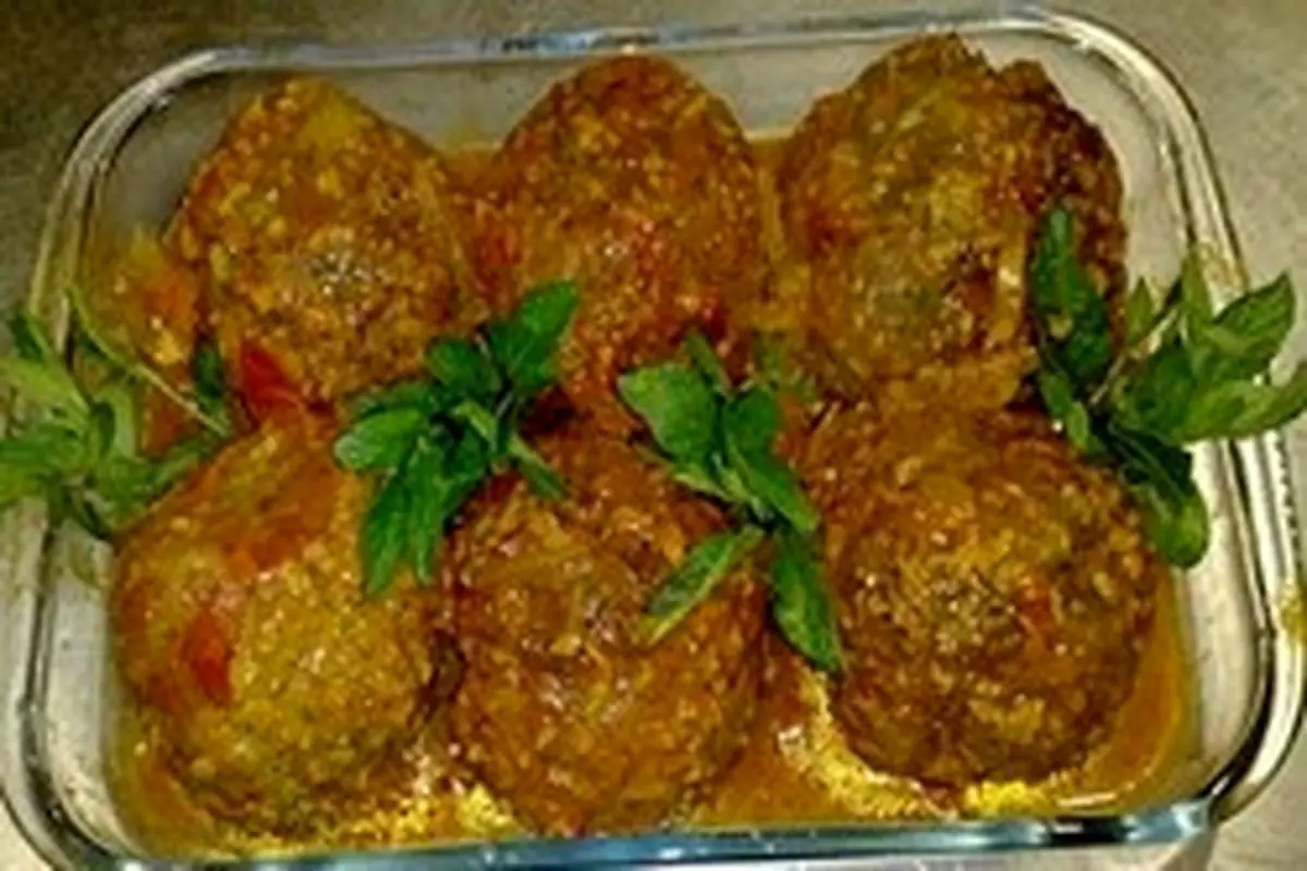 طرز تهیه کوفته هلوی شیرازی